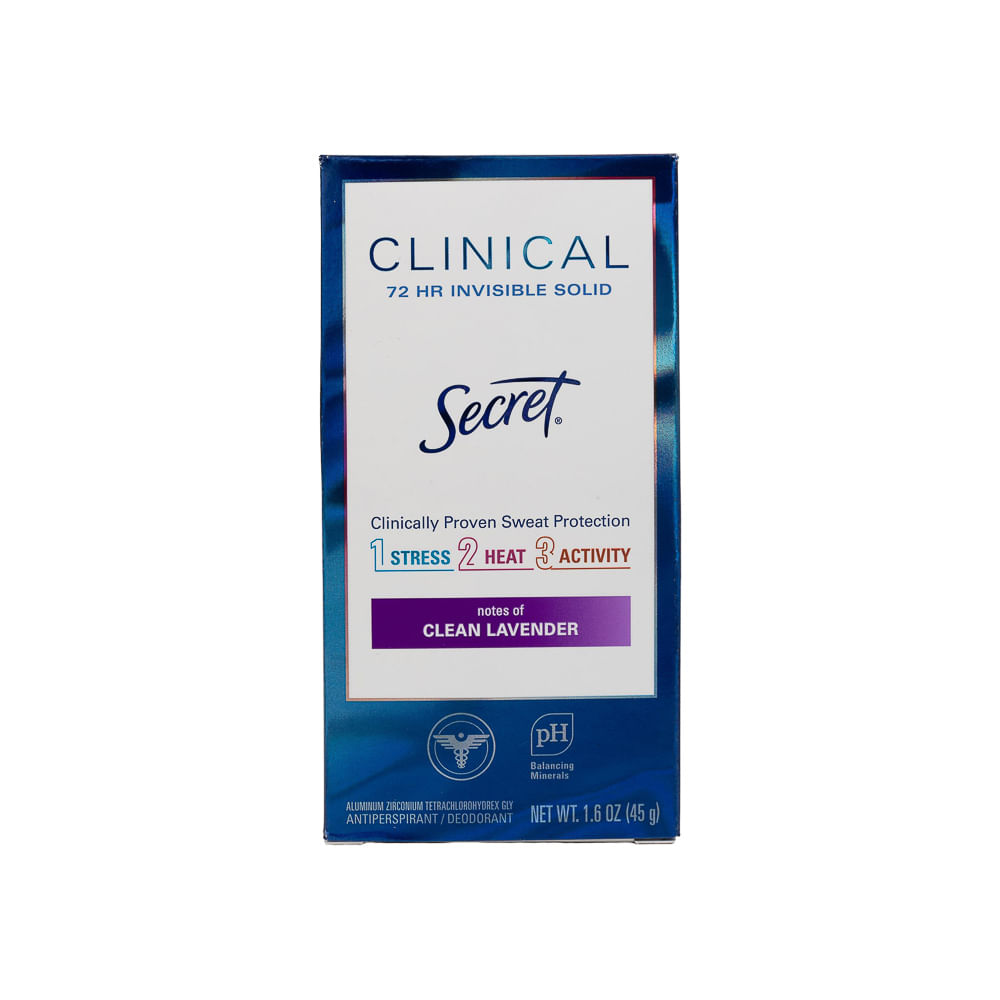 Desodorante Dama Clinical Lavanda Secret