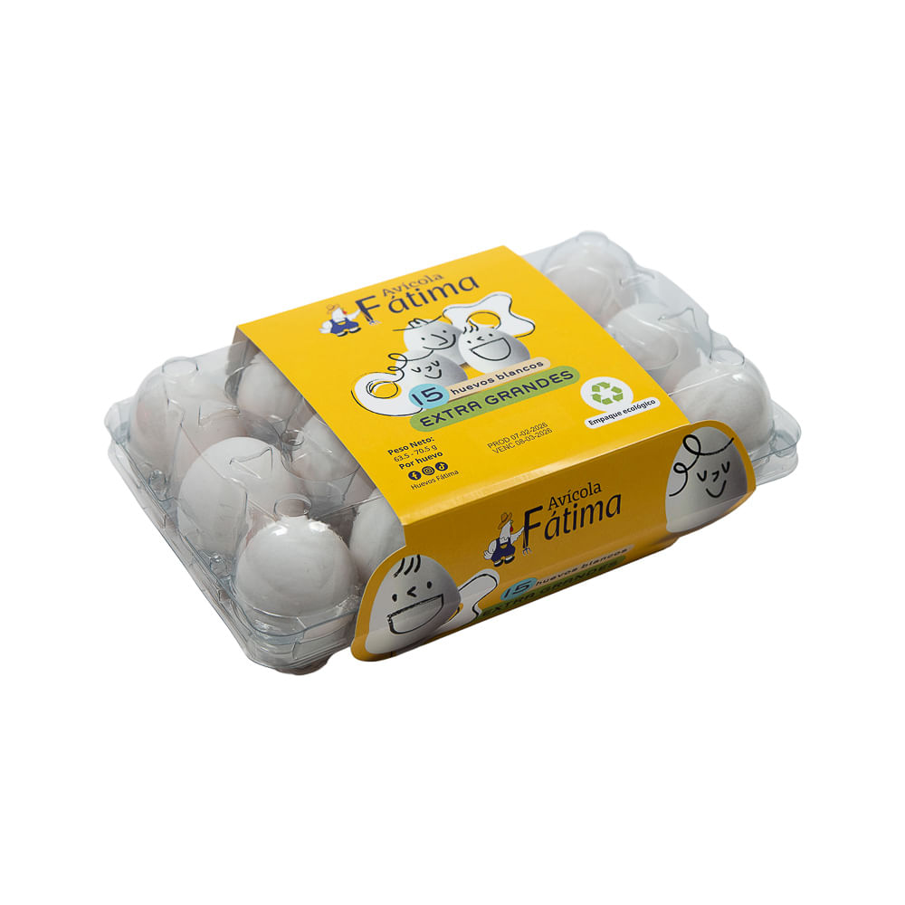 Huevos Blancos Extra Grande Fátima