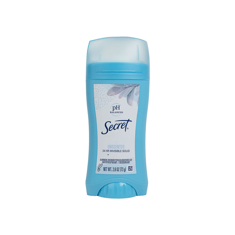 Desodorante Dama Unscented Secret
