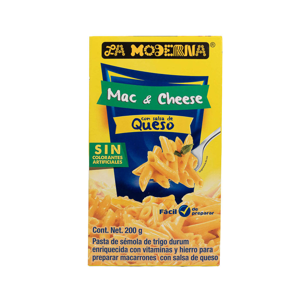 Pasta Macarrones Con Queso La Moderna