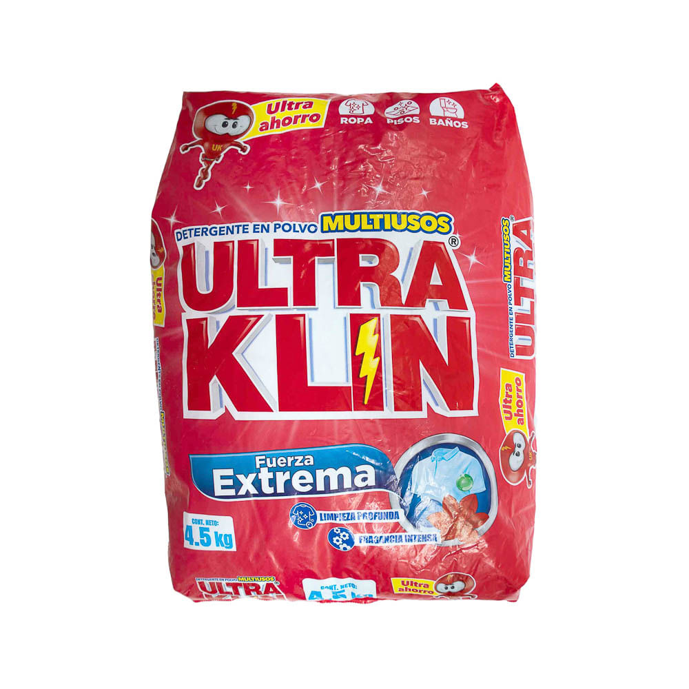 Detergente Polvo Fuerza Extrema Ultraklin