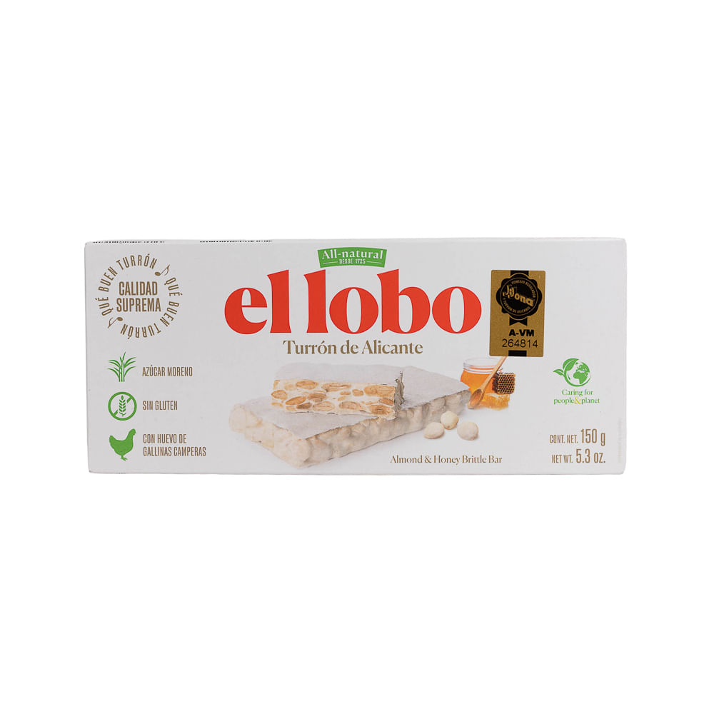 Turrón De Alicante El Lobo