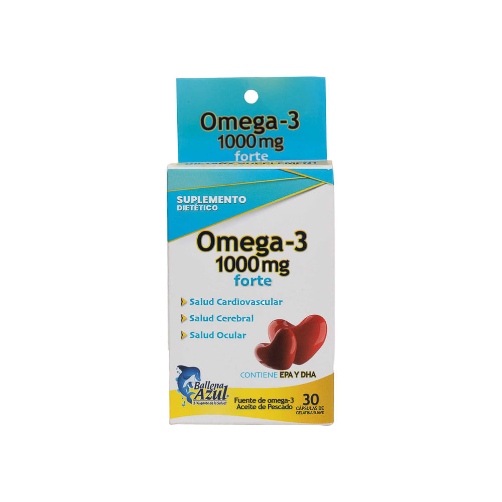 Omega 3 Forte Ballena Azul