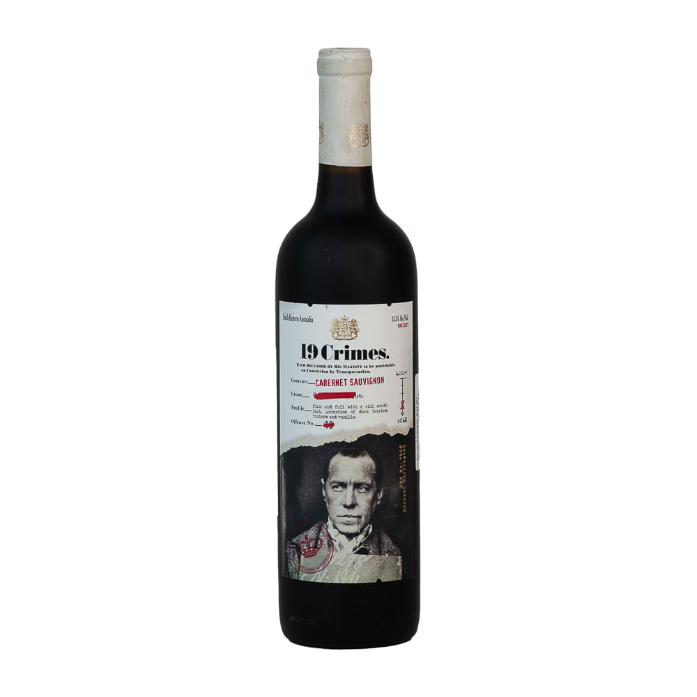 Vino Cabernet Sauvignon 19 Crimes