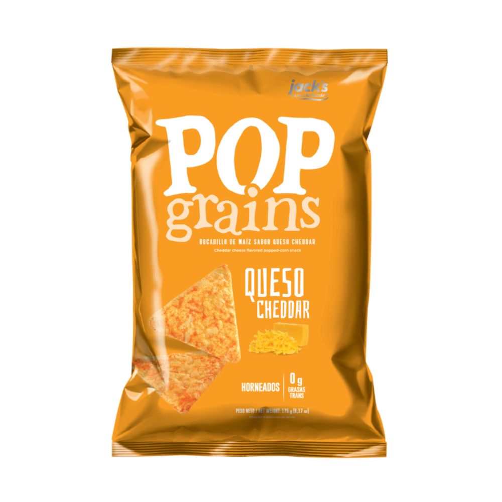 Bocadillo Queso Cheddar Pop Grains