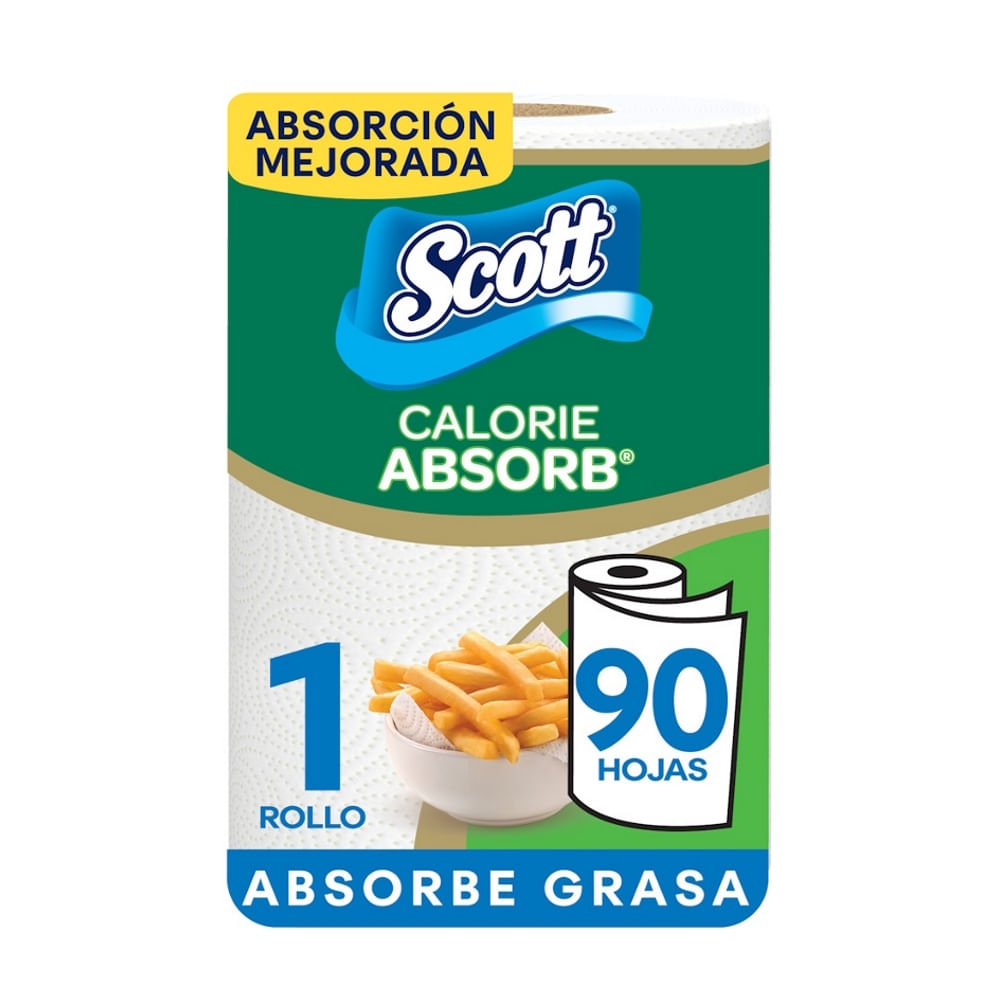 Mayordomo Doble Hoja Calorie Absorb Scott 90hjs.