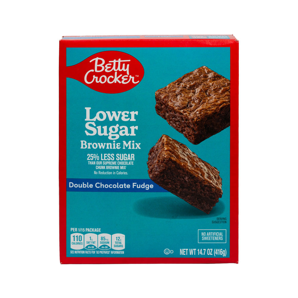 Premezcla Pastel Double Chocolate Lower Sugar Betty Crocker