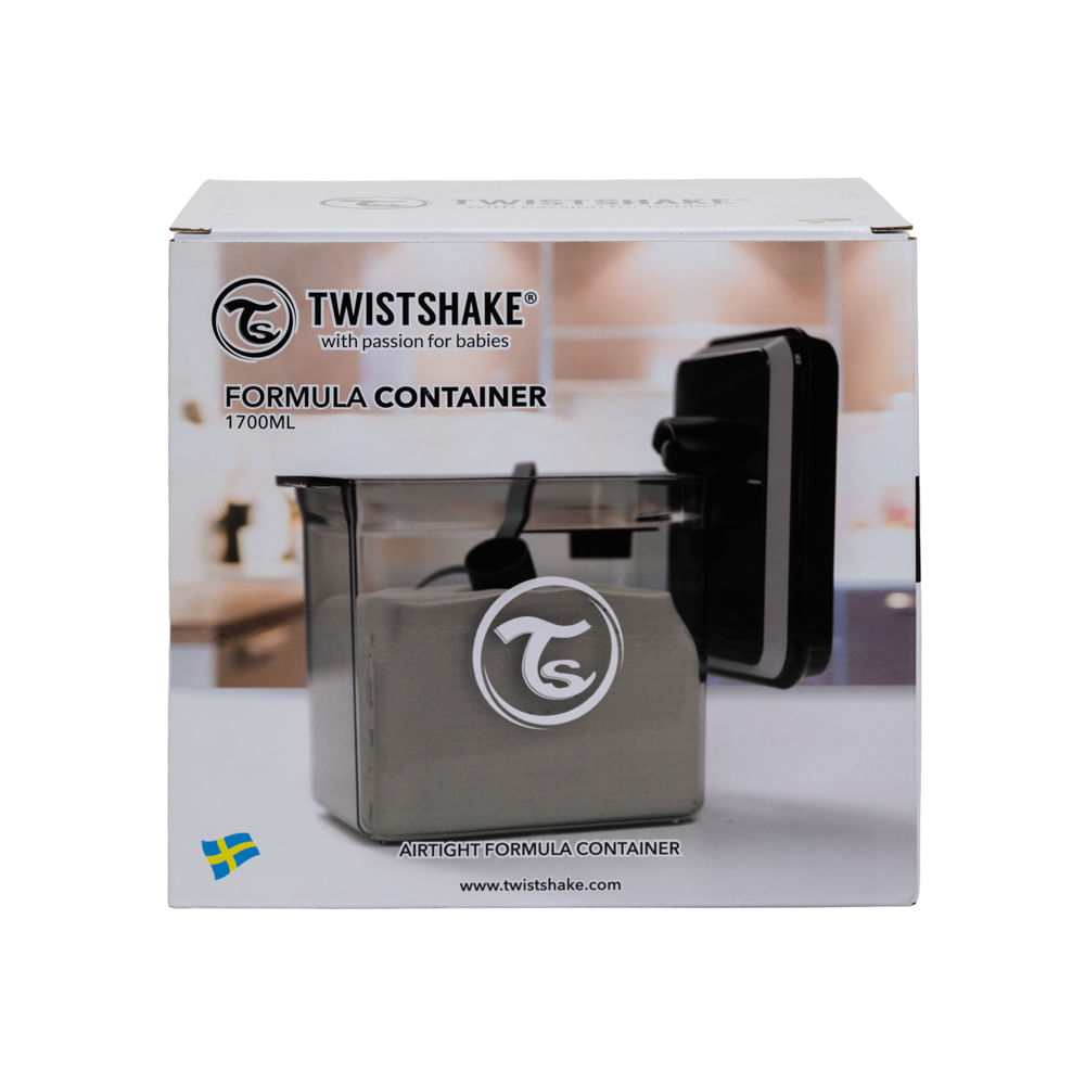 Contenedor De Comida Negro Twistshake