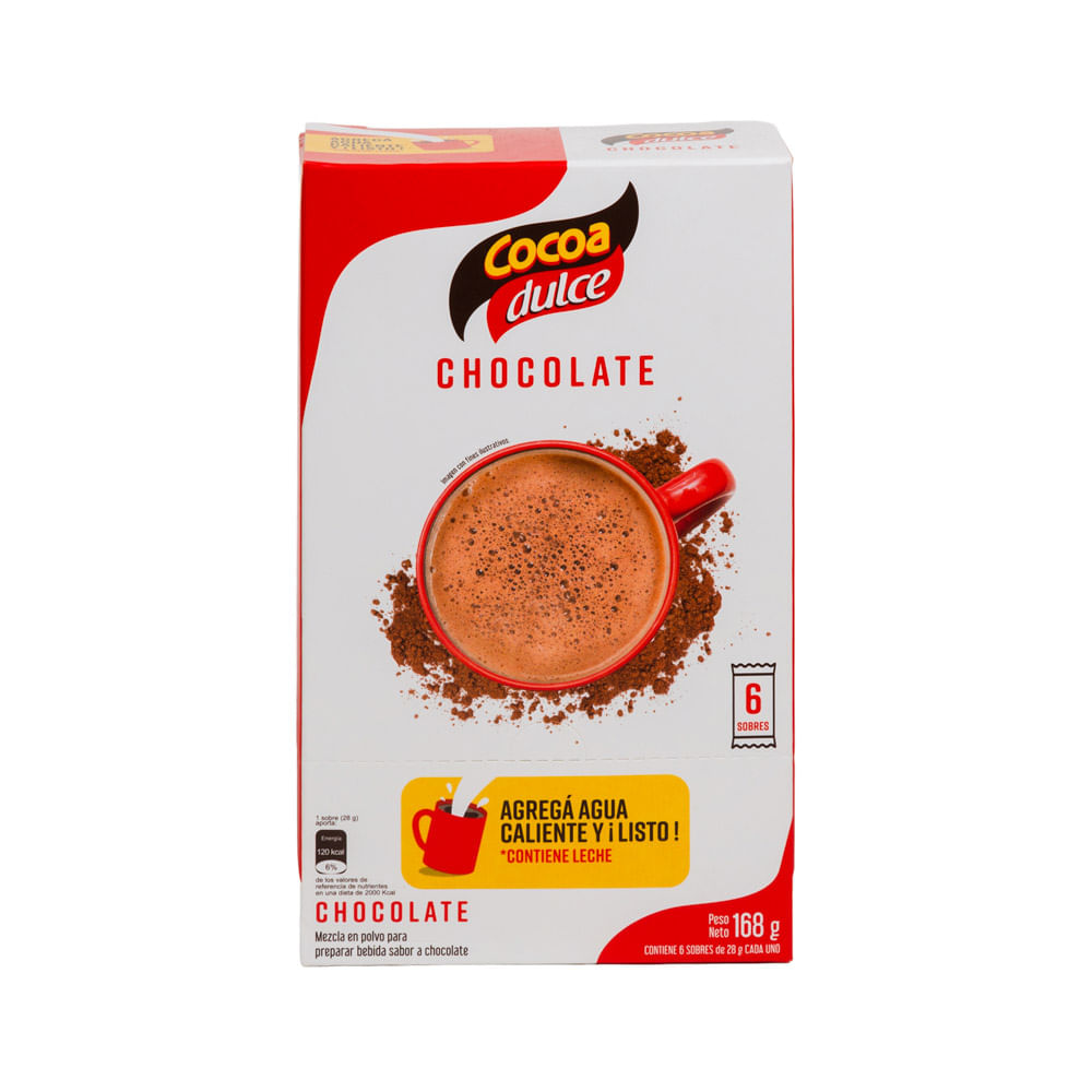 Cocoa Polvo Cocoa Dulce Sobre