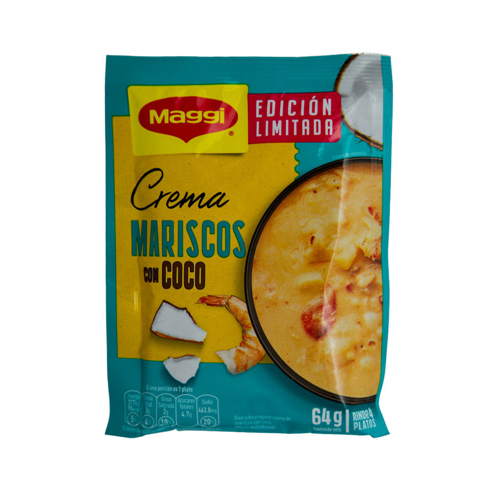 Crema Mariscos Con Coco Maggi