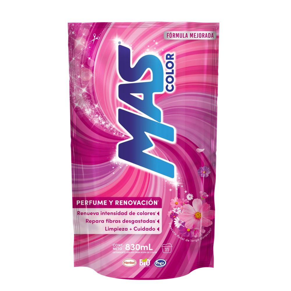 Detergente Líquido Perfume Y Renovación Más Color