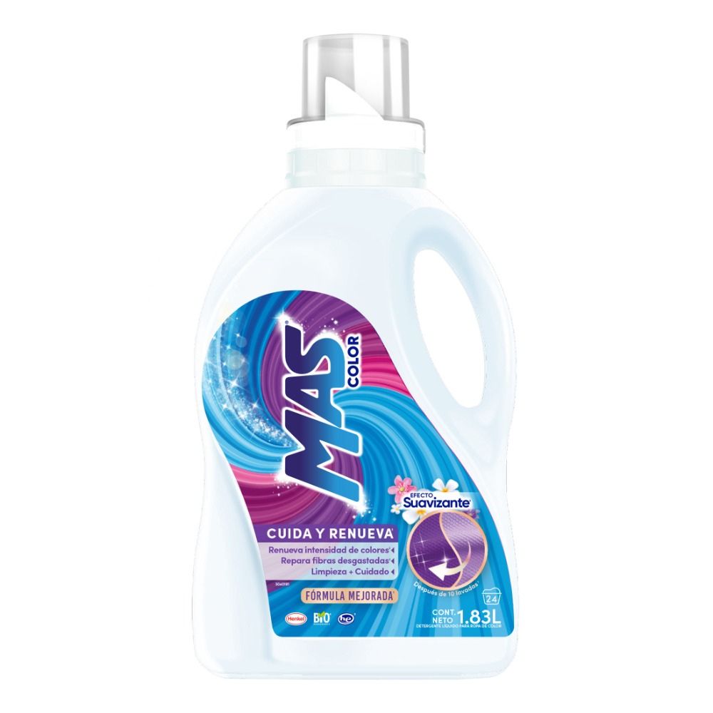 Detergente Líquido Cuidado Y Renovación Suavizante Más Color