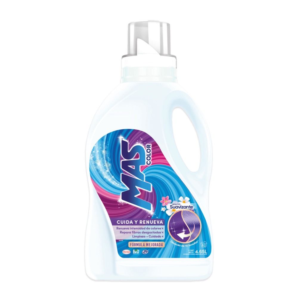 Detergente Líquido Cuidado Y Renovación Suavizante Más Color