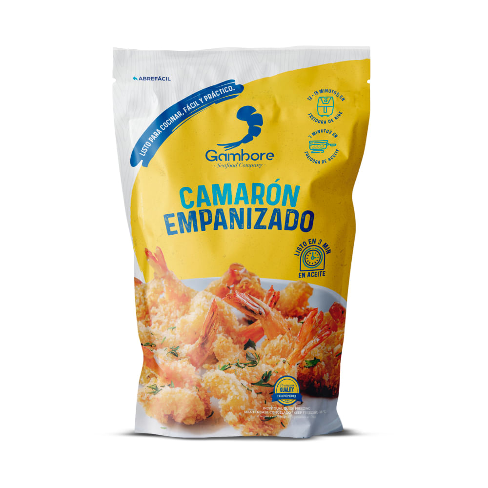 Camarones Empanizados Gambore
