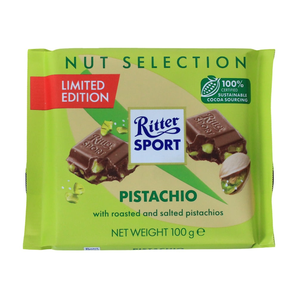 Chocolate Con Pistacho Ritter Sport