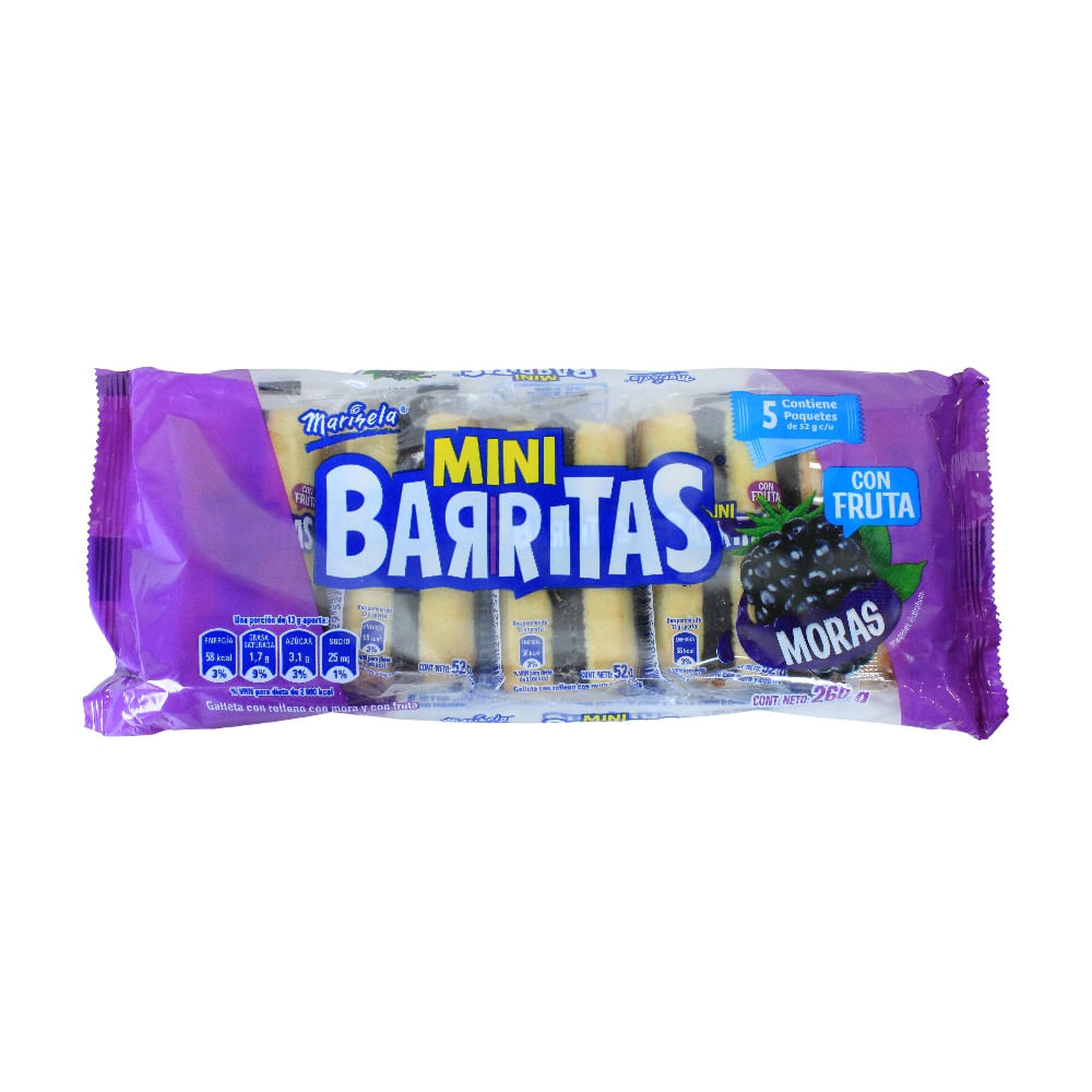 Barritas Mini Mora Marinela