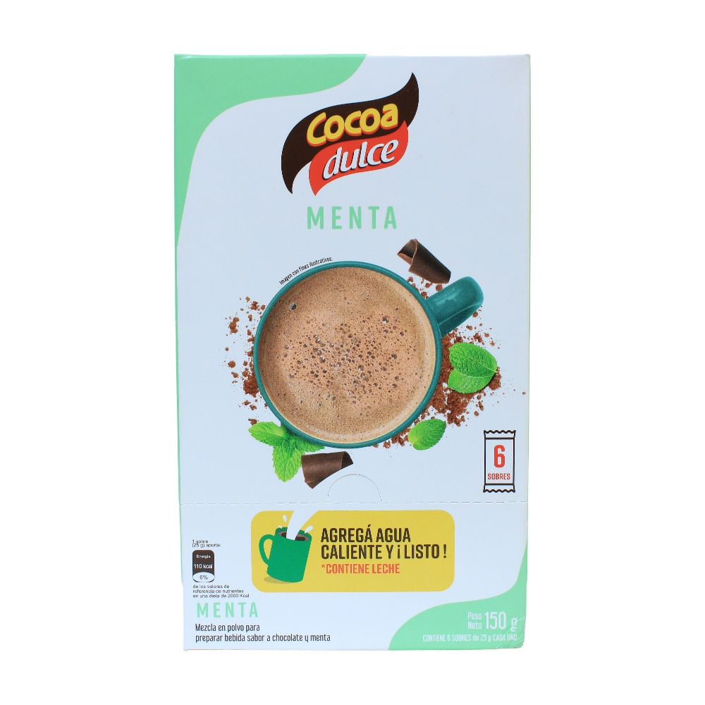 Cocoa Polvo Menta Cocoa Dulce