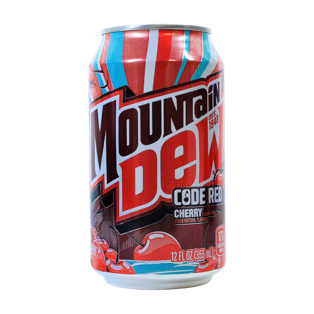 Montain Dew Code Red Cherry Lata