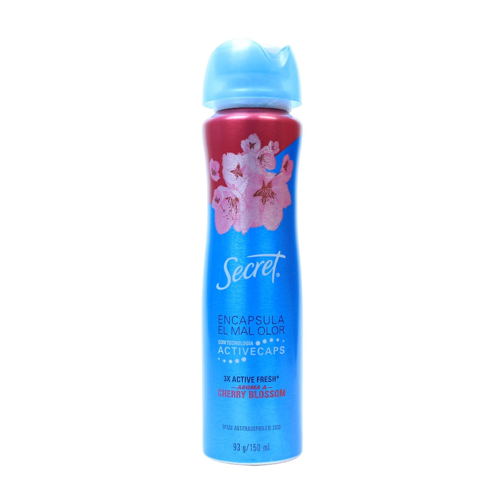 Desodorante Dama Cherry Blossom Secret Aerosol+