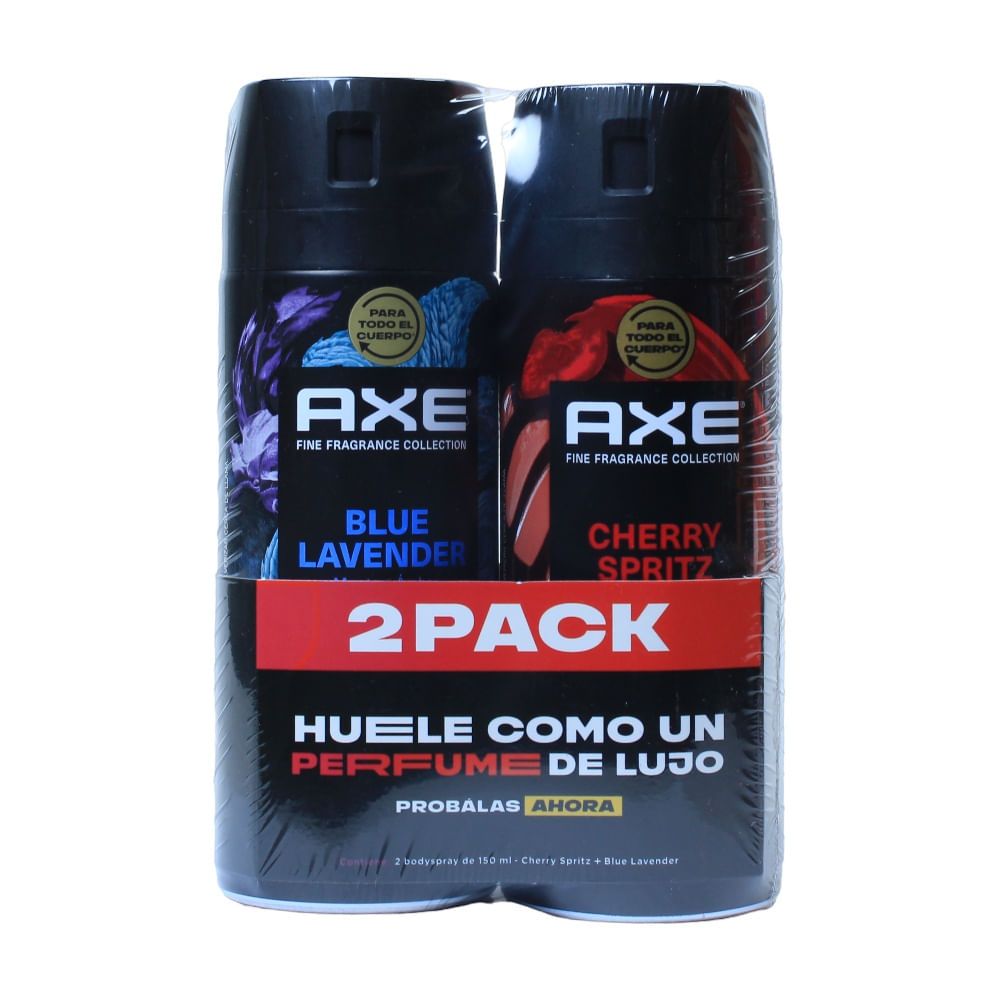 Desodorante Caballero Blue Y Cherry Axe Aerosol