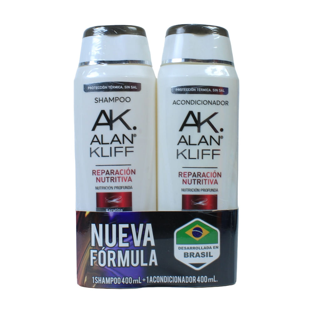 Shampoo Reparación Nutritiva Alan Kliff + Acondicionador