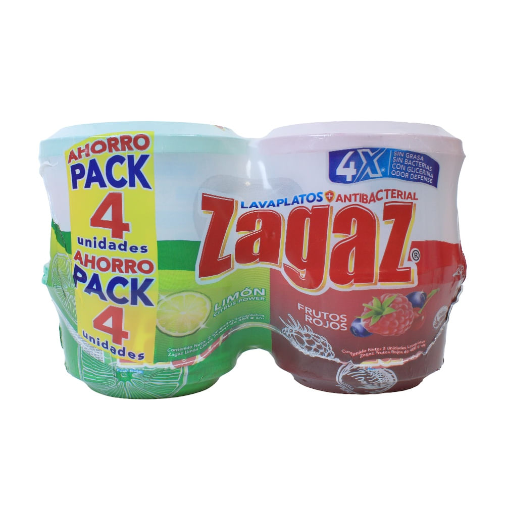 Lavaplatos Crema Limón Y Frutos Rojos Zagaz