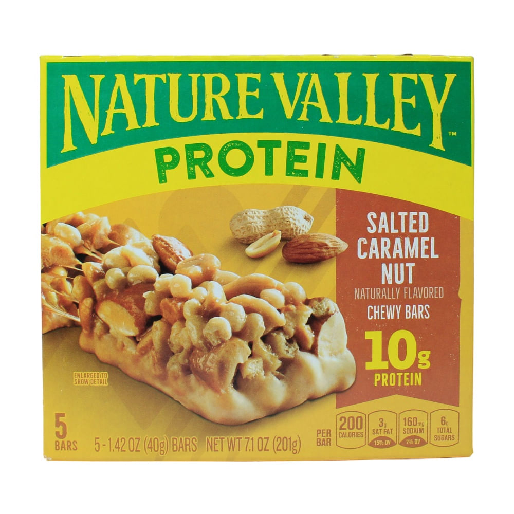 Barras Cereal Salted Caramel Nut Nature Valley