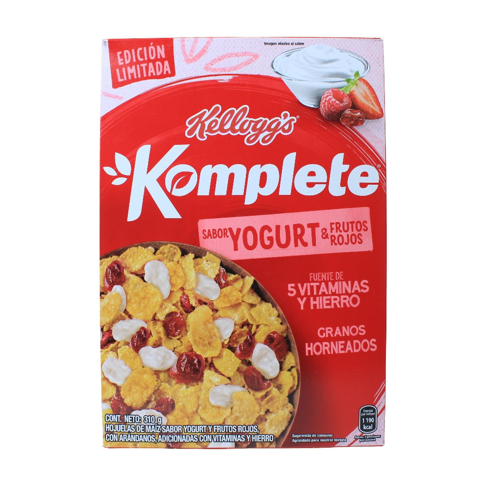 Cereal Yogurt Y Frutos Rojos Komplete