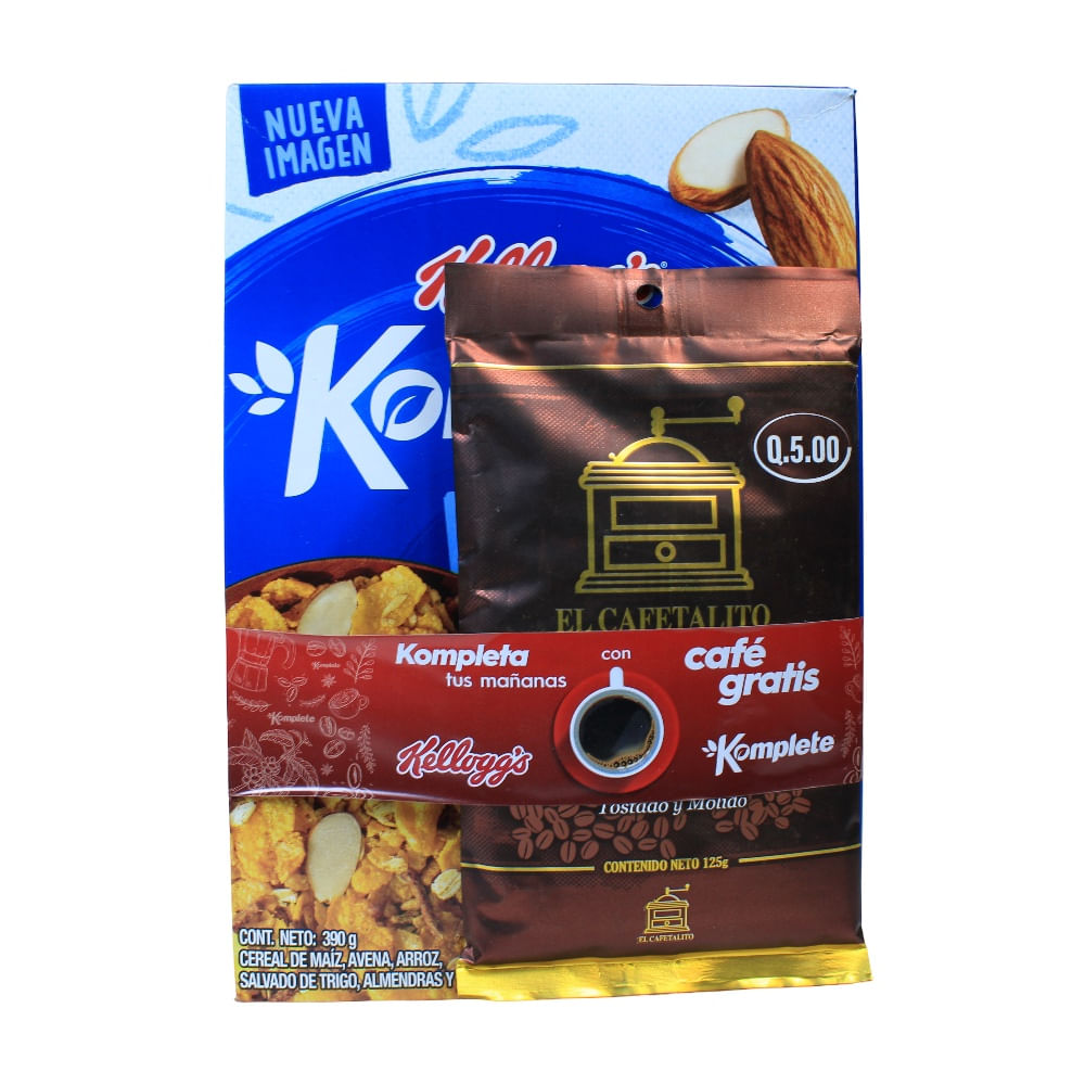 Cereal Almendra Komplete + Cafelito