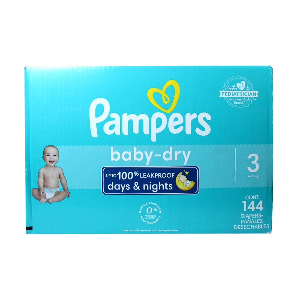 Pañal Desechable Talla 3 Baby Dry Pampers