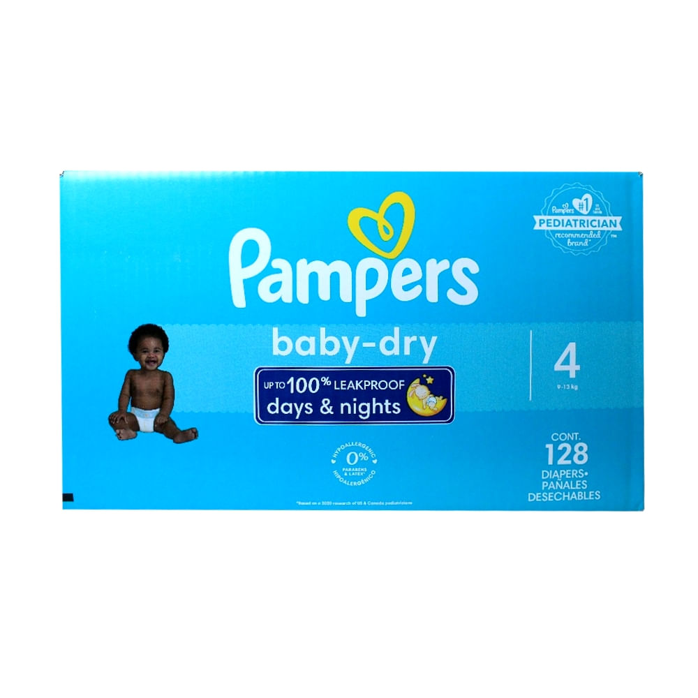 Pañal Desechable Talla 4 Baby Dry Pampers