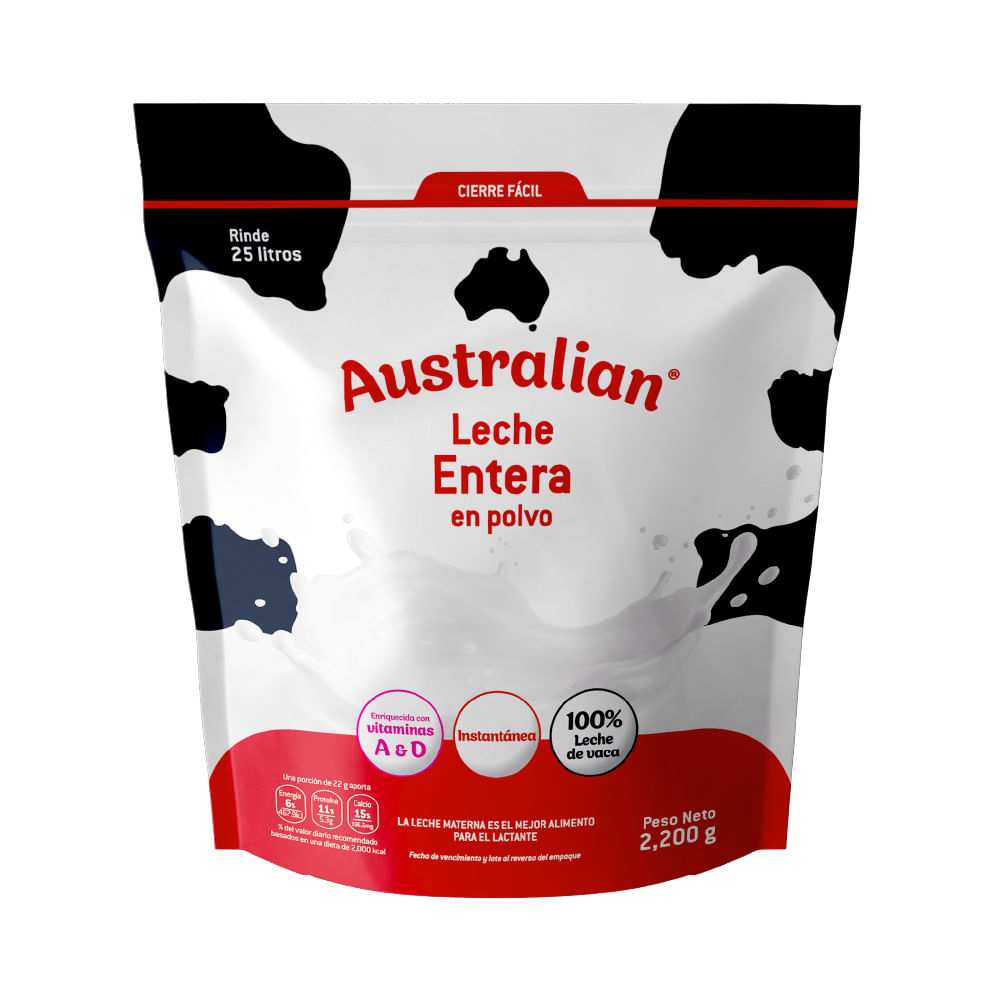 Leche Polvo Entera Australian