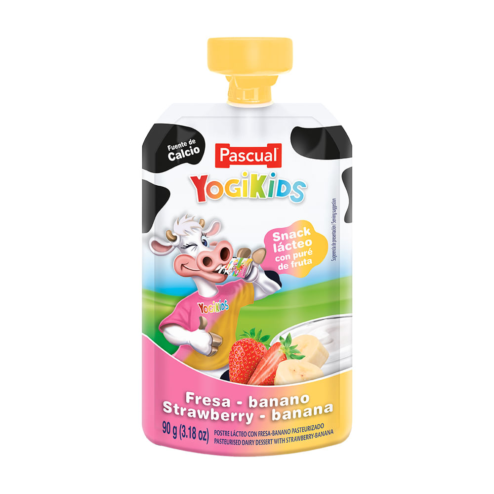 Yogurt Fresa Banano Yogikids