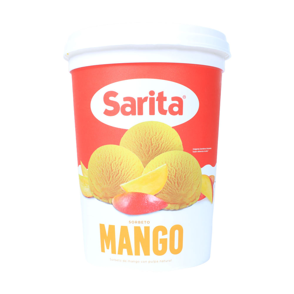 Helado Nieve De Mango Sarita