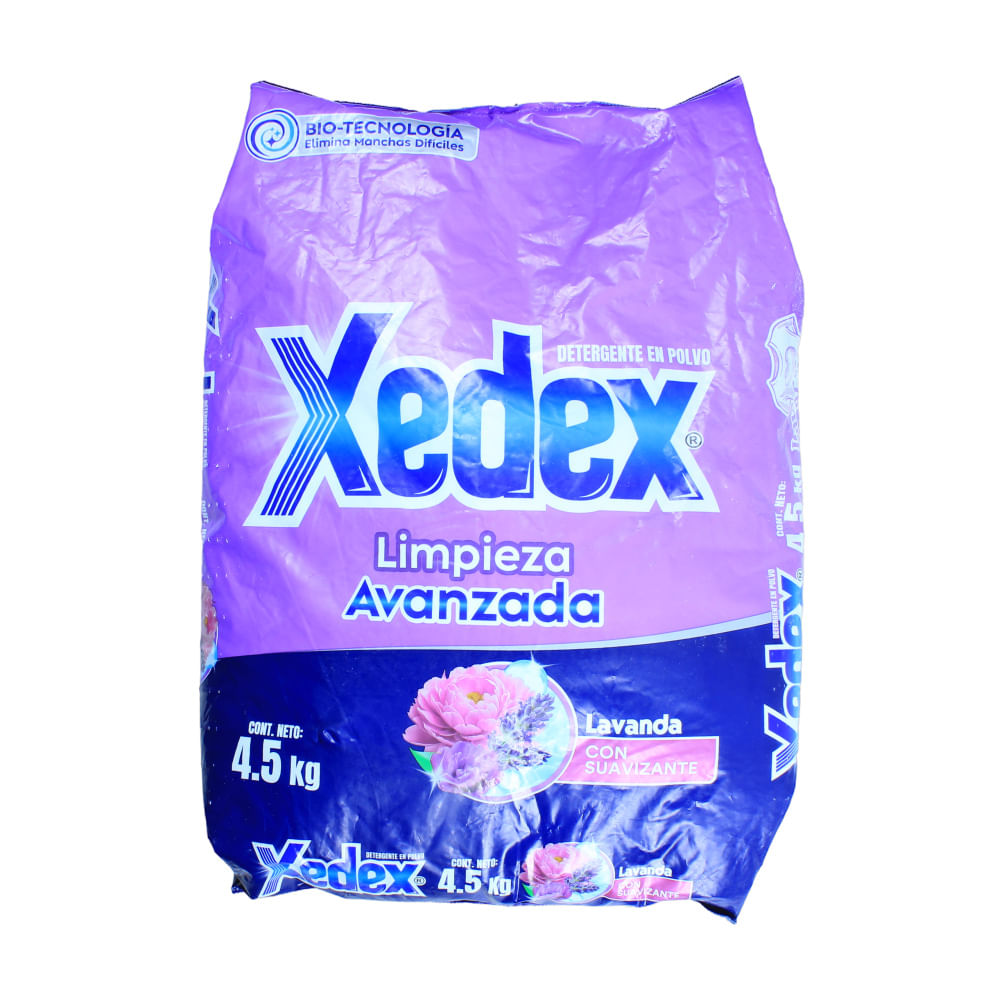 Detergente Polvo Con Suavizante Lavanda Xedex
