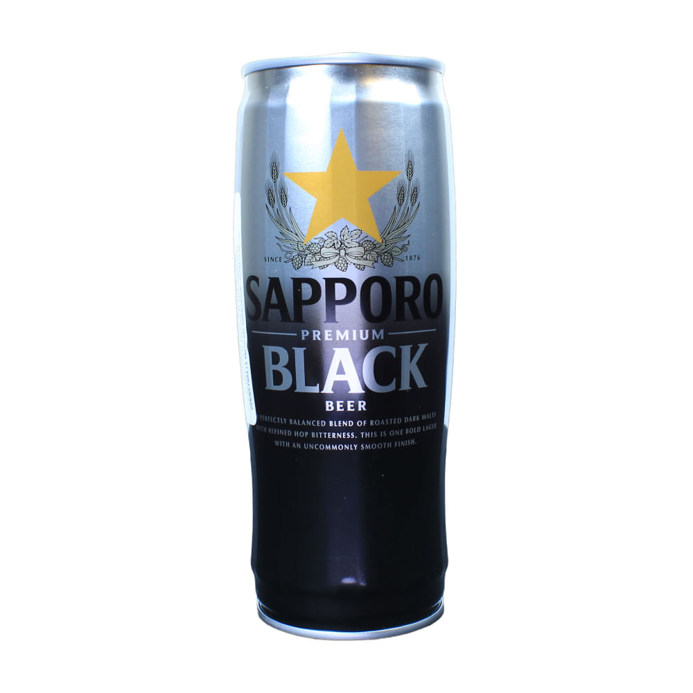Cerveza Premium Black Sapporo