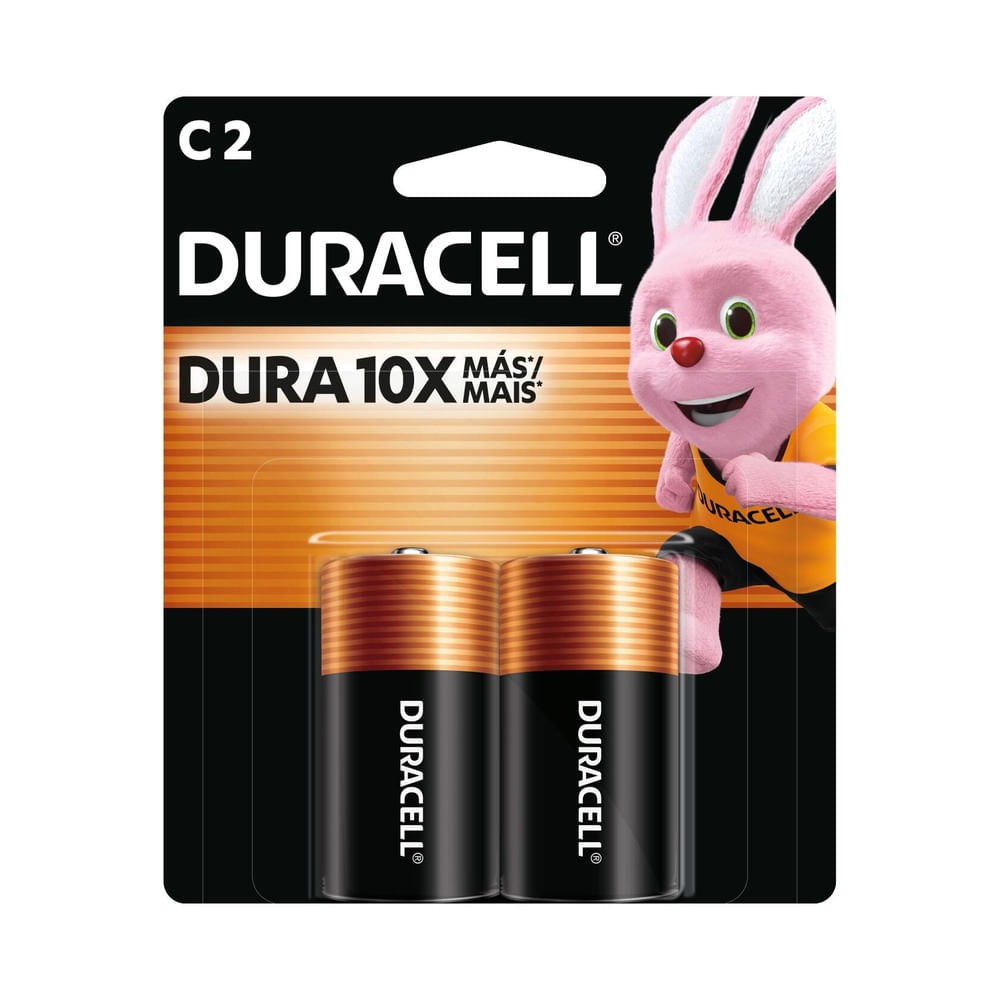 Batería Alcalina C-2 Duracell