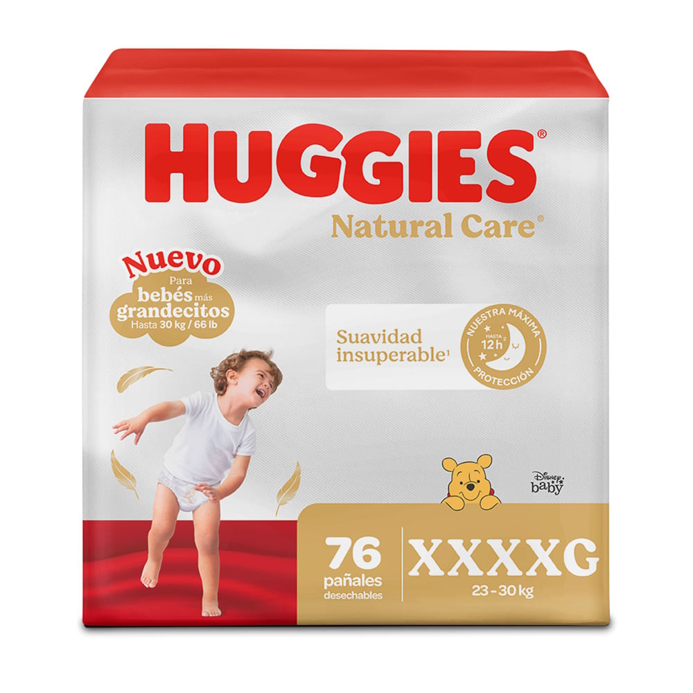Pañal Desechable Talla XXXXG/7 Natural Care Huggies