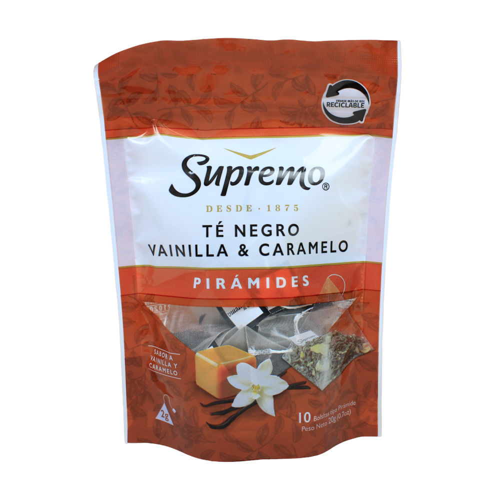 Té Negro Vainilla & Caramelo Supremo