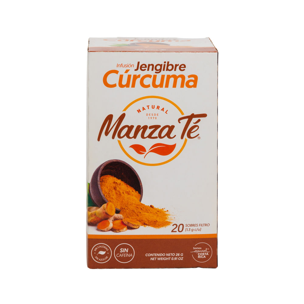 Té Jengibre Cúrcuma Manza