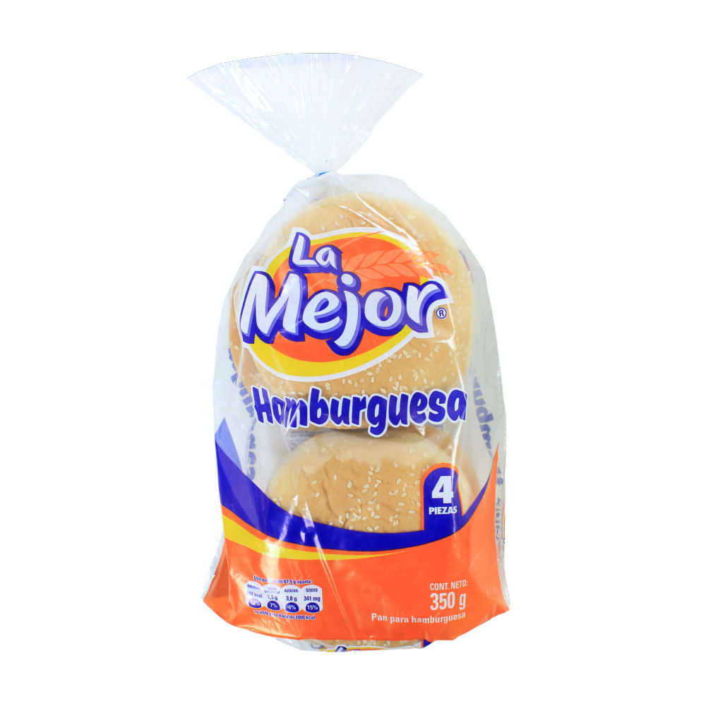 Pan Hamburguesa La Mejor