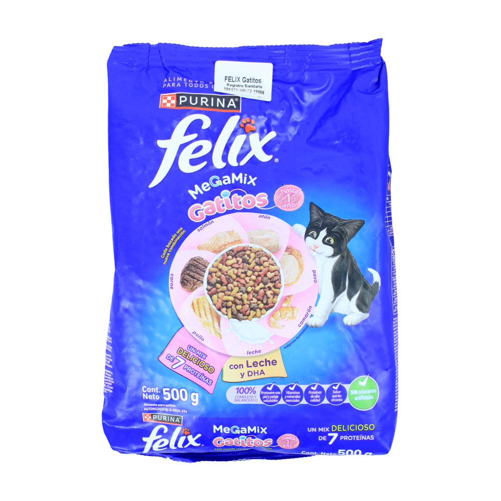 Alimento Gatitos Megamix Con Leche Felix