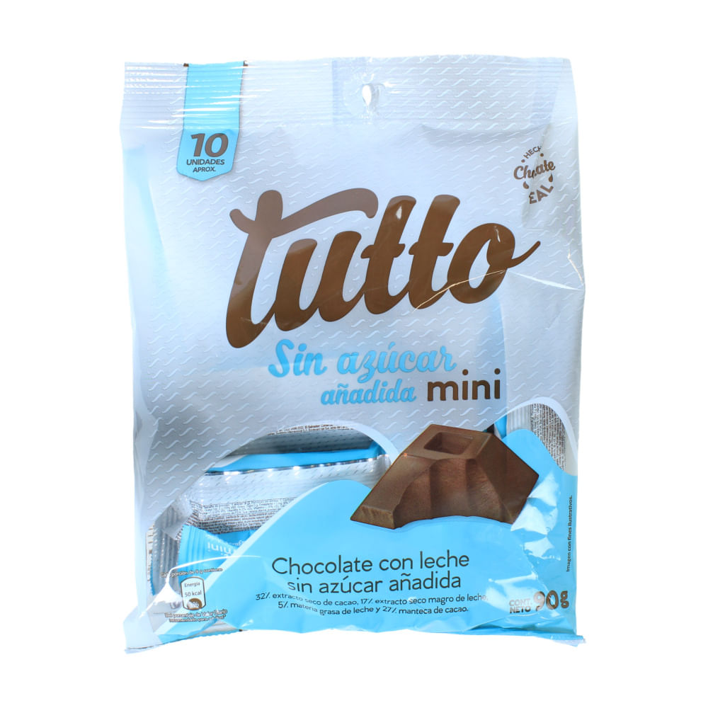 Tutto Chocolate Sin Azúcar Mini