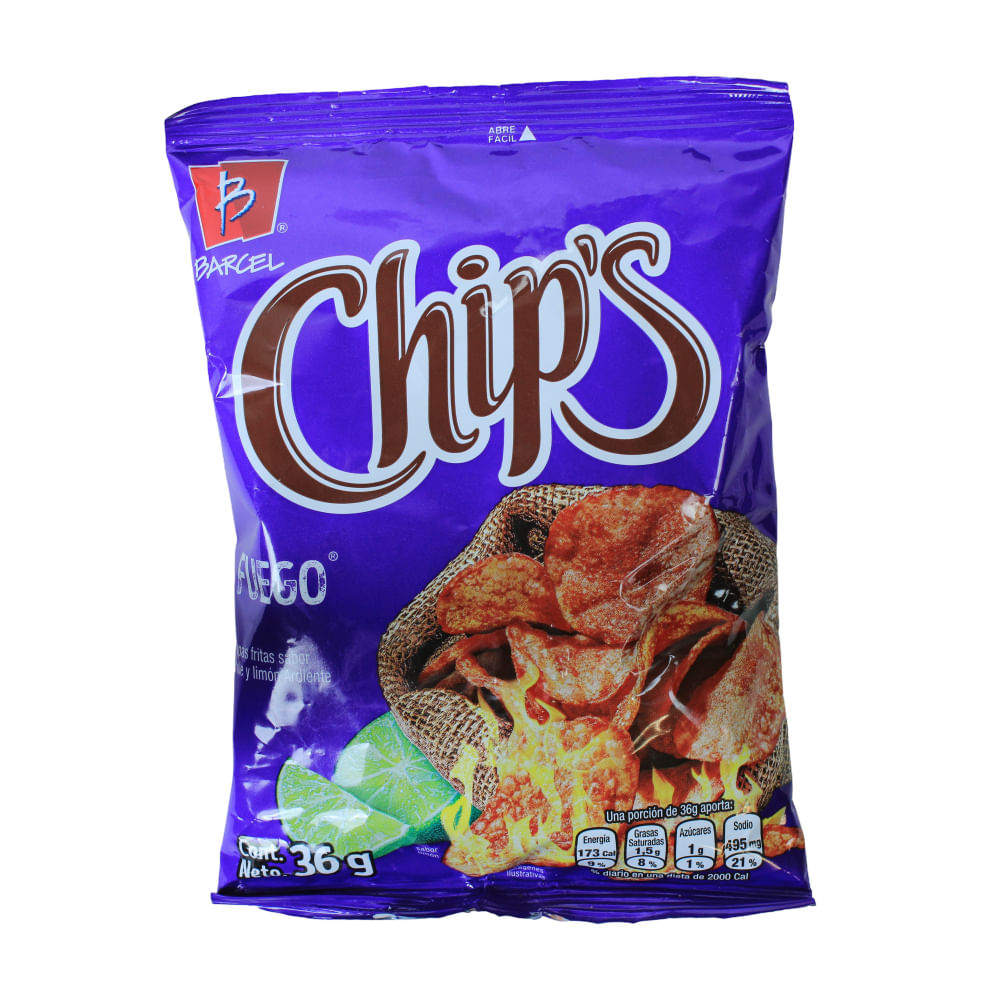 Boquitas Chips Fuego Barcel