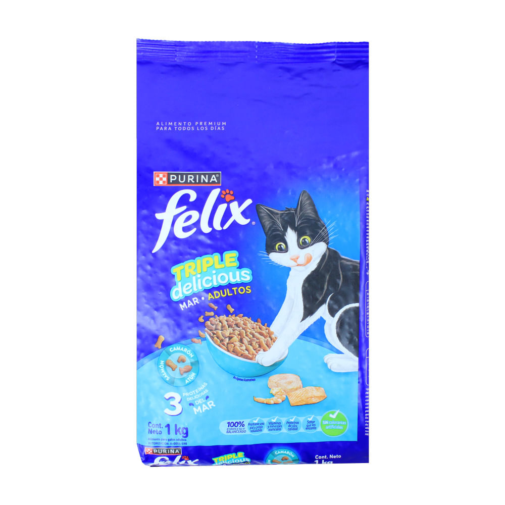 Alimento Gato Triple Delicious Mar Felix