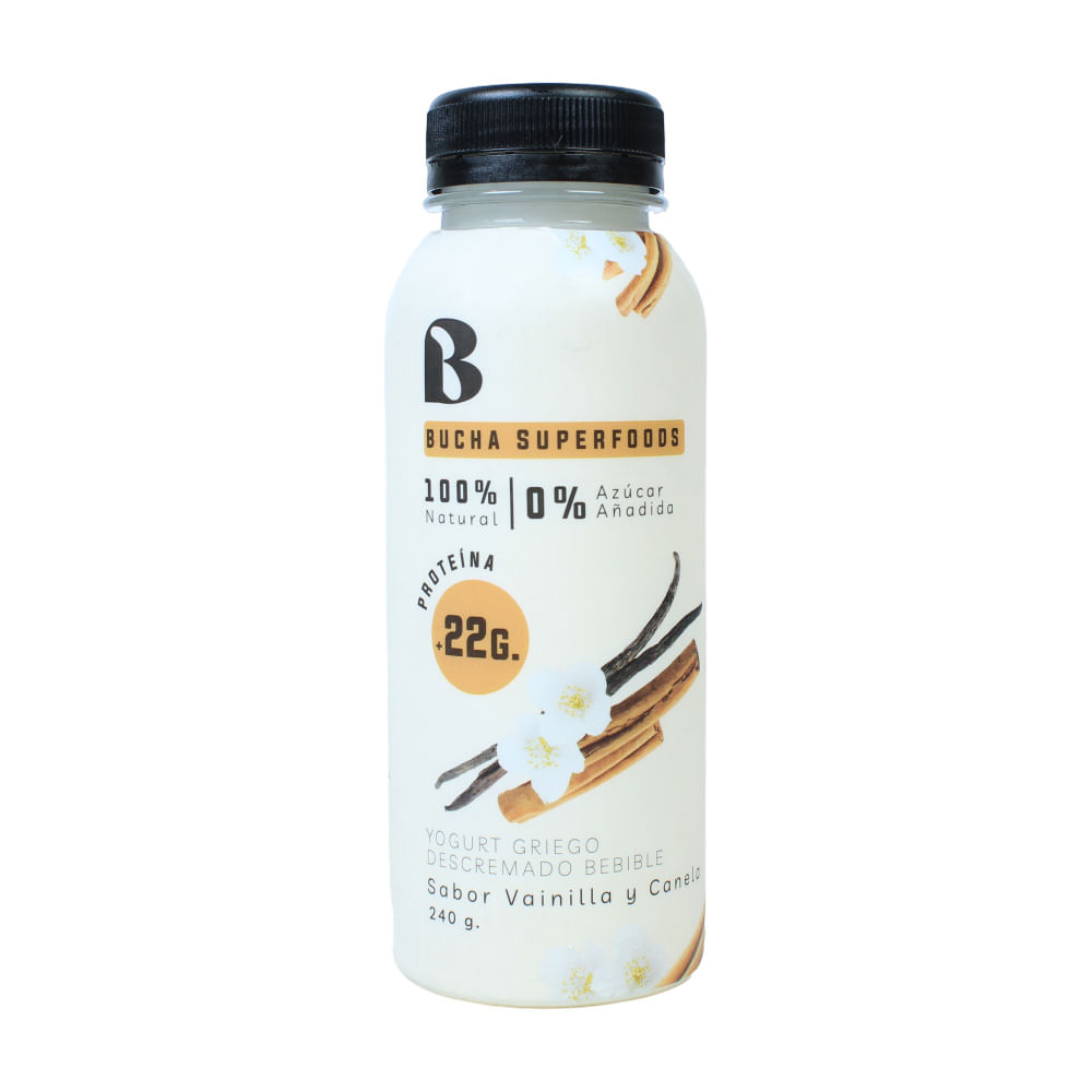 Yogurt Griego Vainilla Canela Bucha