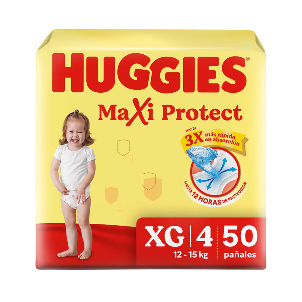 Pañal Desechable Talla XG/4 Maxi Protect Huggies