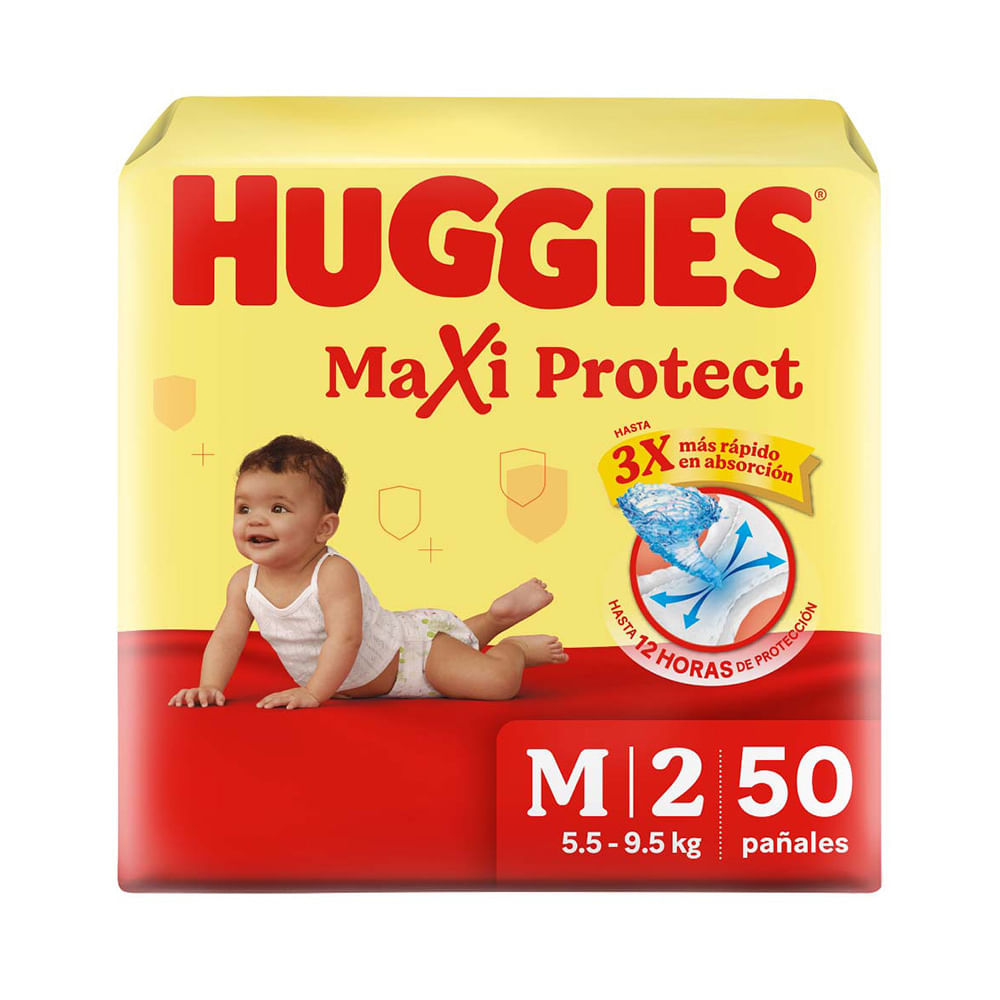 Pañal Desechable Talla M/2 Maxi Protect Huggies
