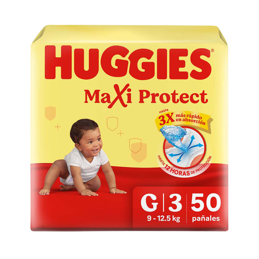 Pañal Desechable Talla G/3 Maxi Protect Huggies