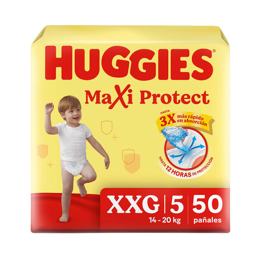 Pañal Desechable Talla XXG/5 Maxi Protect Huggies